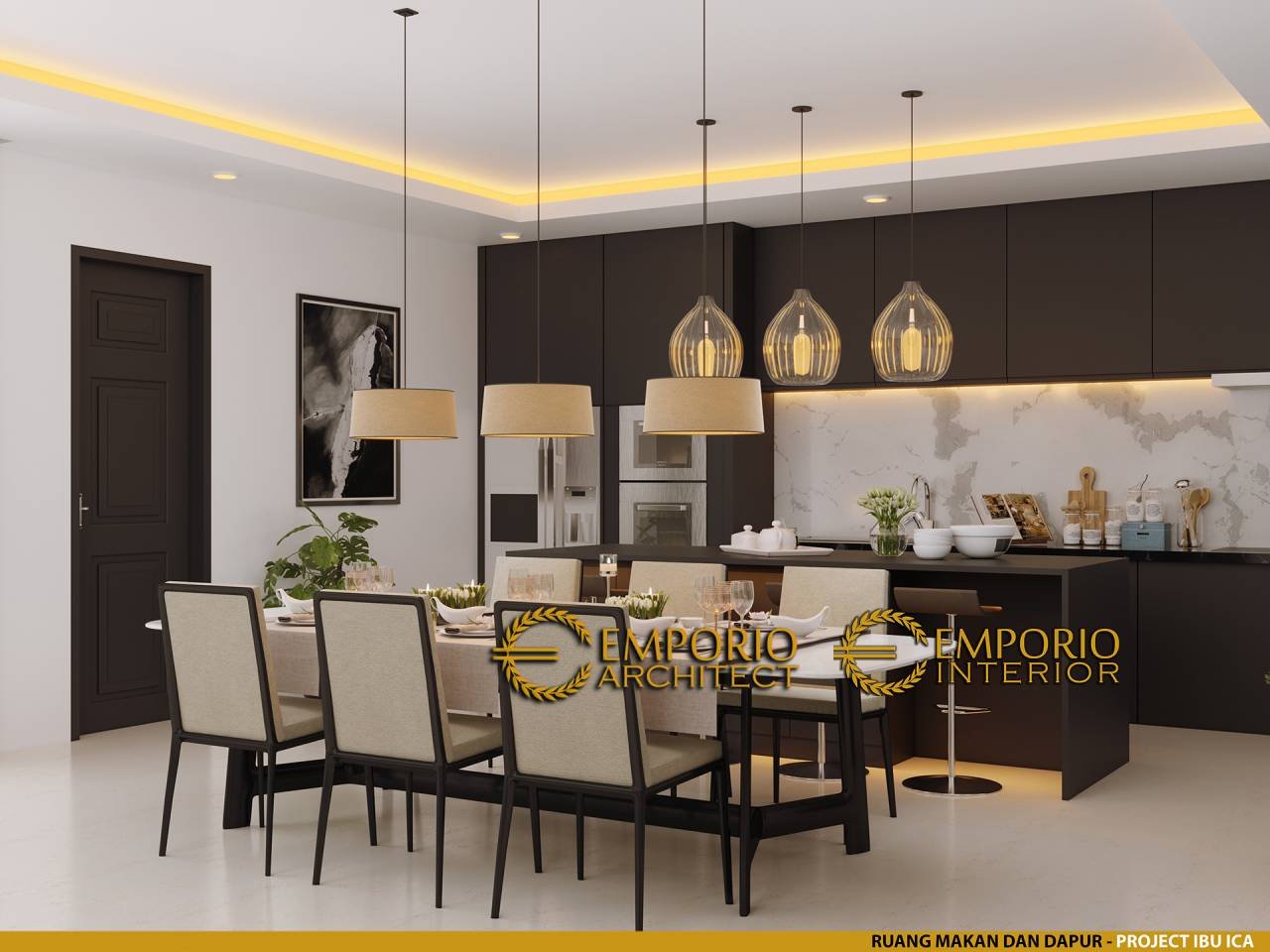 10 Desain Interior Ruang Makan  Ini Hadirkan Nuansa Berbeda 