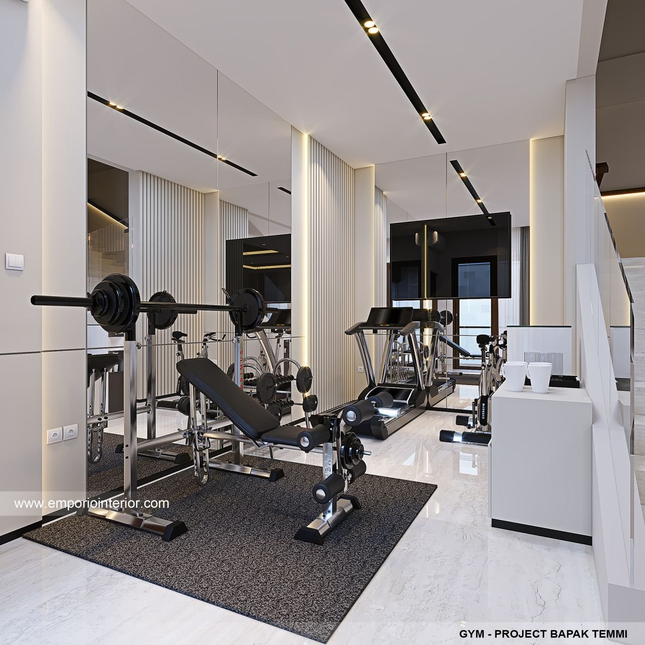 Ide Desain Interior Rumah Mewah Bapak TMI di Jakarta Utara: Desain ...