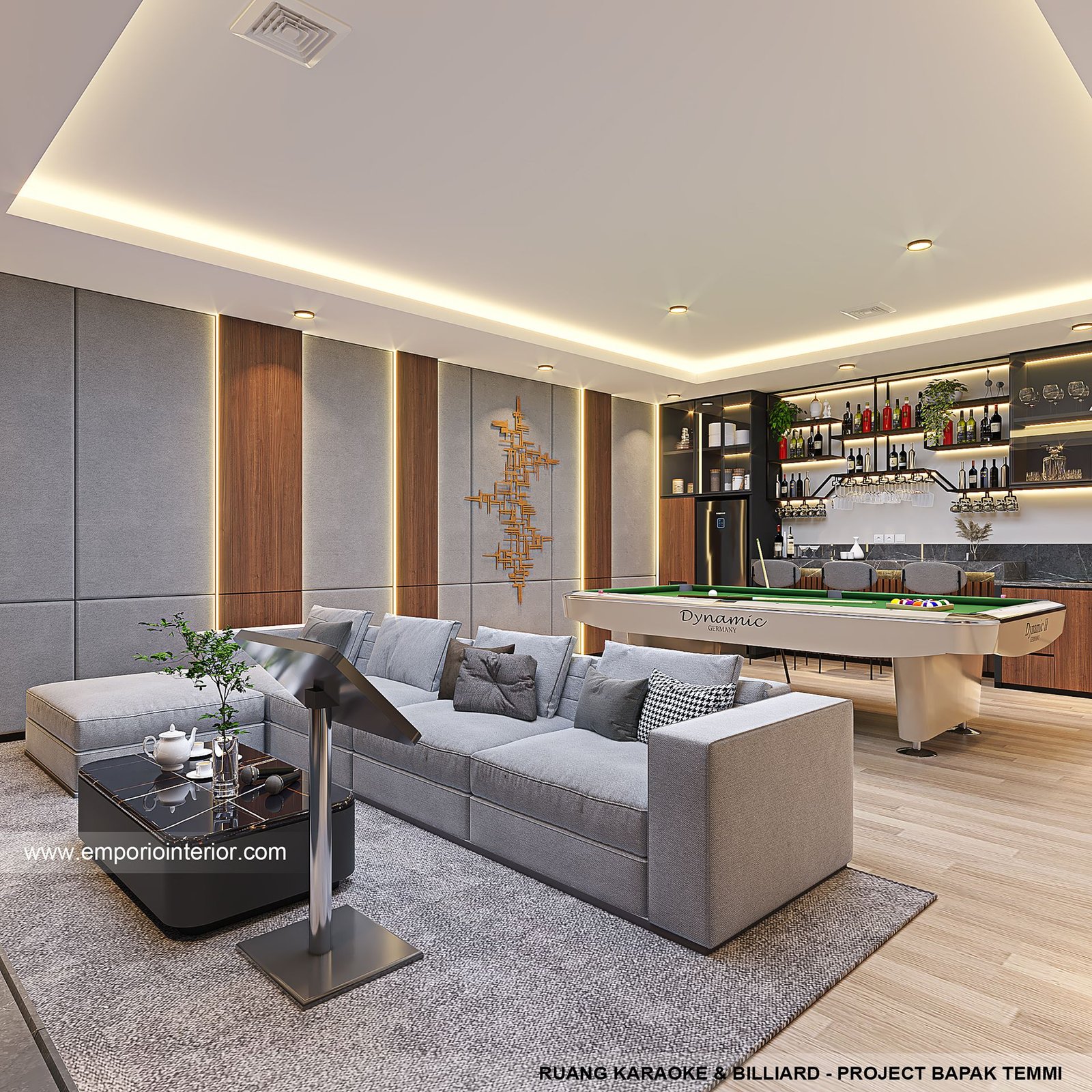 Ide Desain Interior Rumah Mewah Bapak TMI di Jakarta Utara: Desain ...