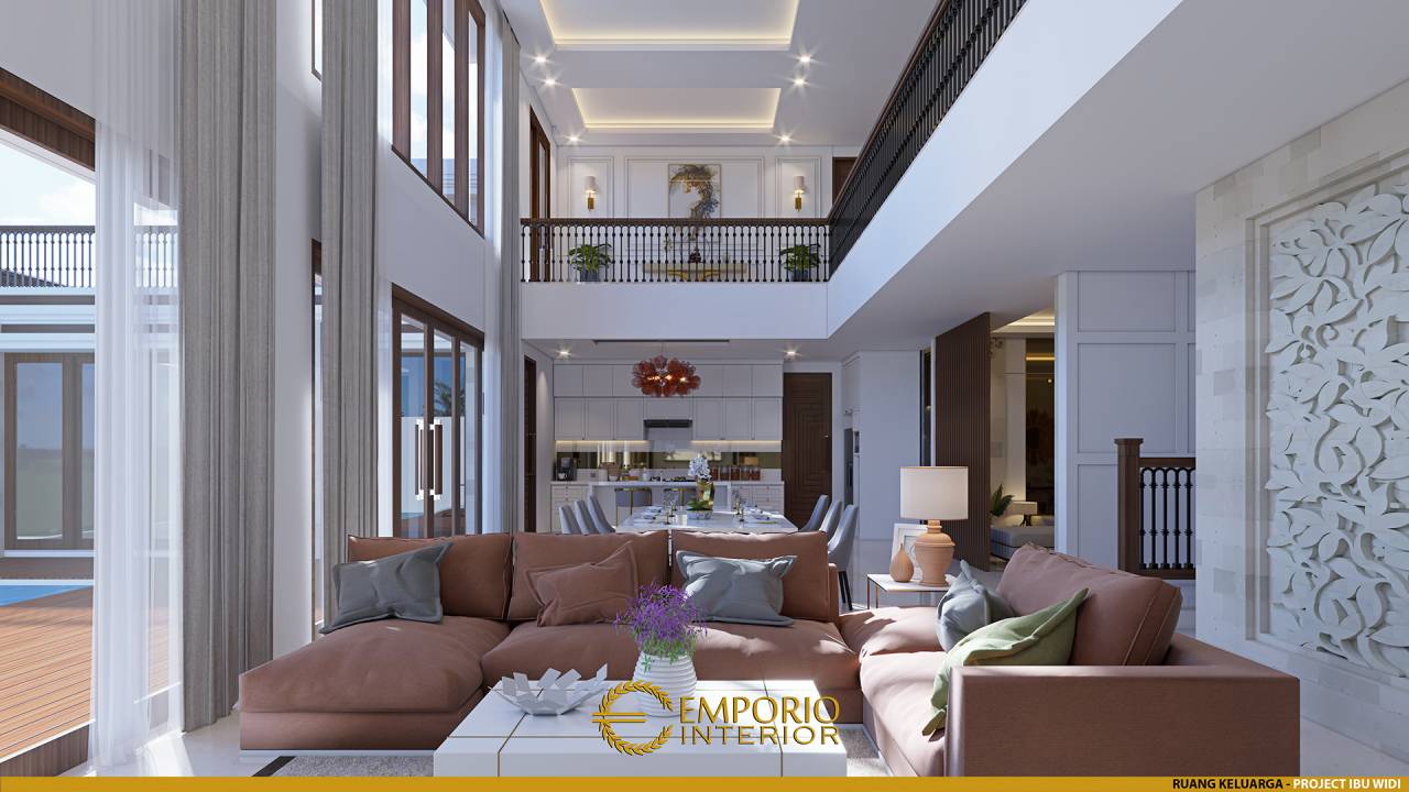 Inspirasi Desain Interior Rumah 2 Lantai Bergaya Villa Bali di Bandung ...