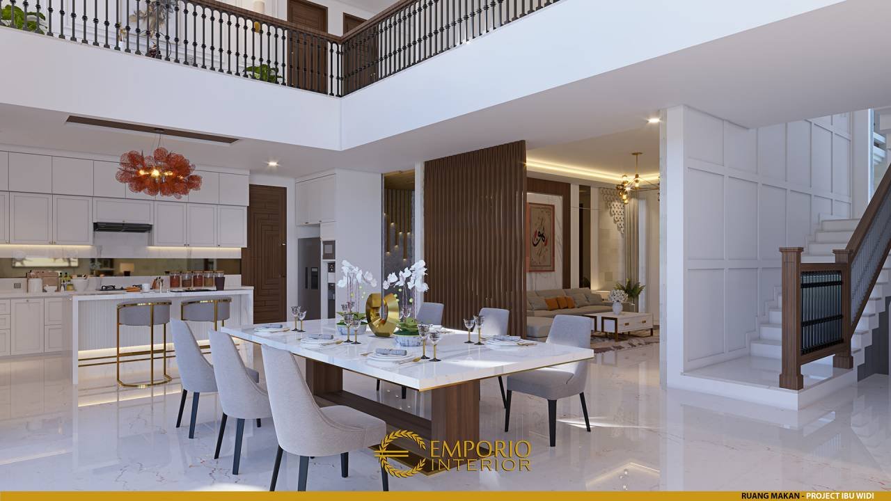 Inspirasi Desain Interior Rumah 2 Lantai Bergaya Villa Bali di Bandung ...