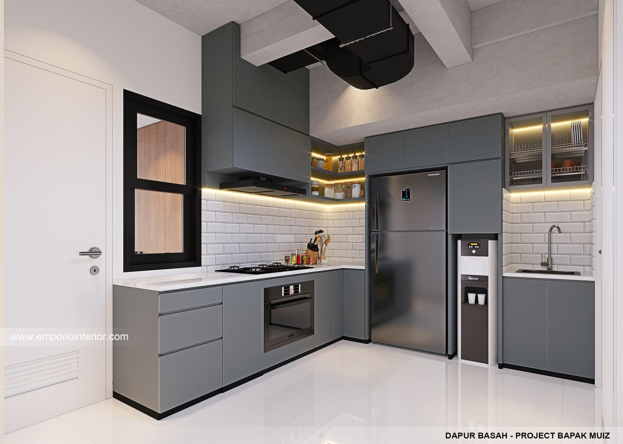 Model Interior Rumah Mewah di Cibubur: Ide Desain Interior Dapur Basah