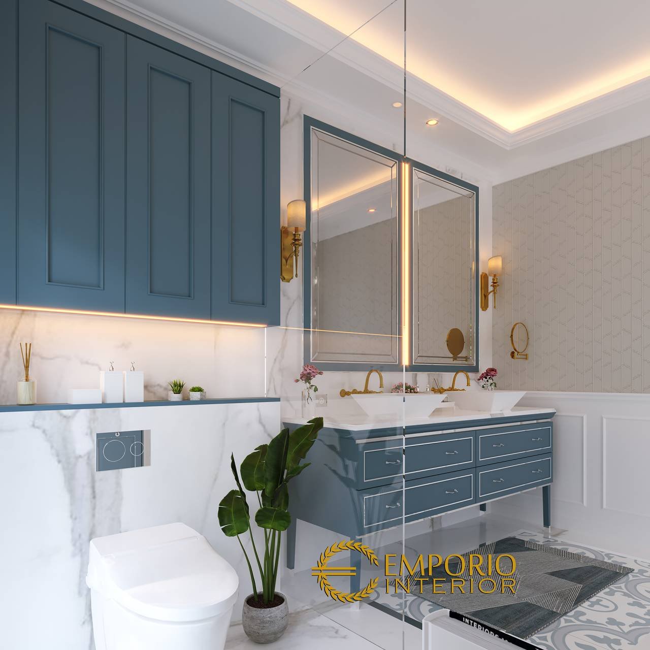 Tampil Berkelas, Desain Interior Kamar Mandi Milik Sultan Arab Ini ...