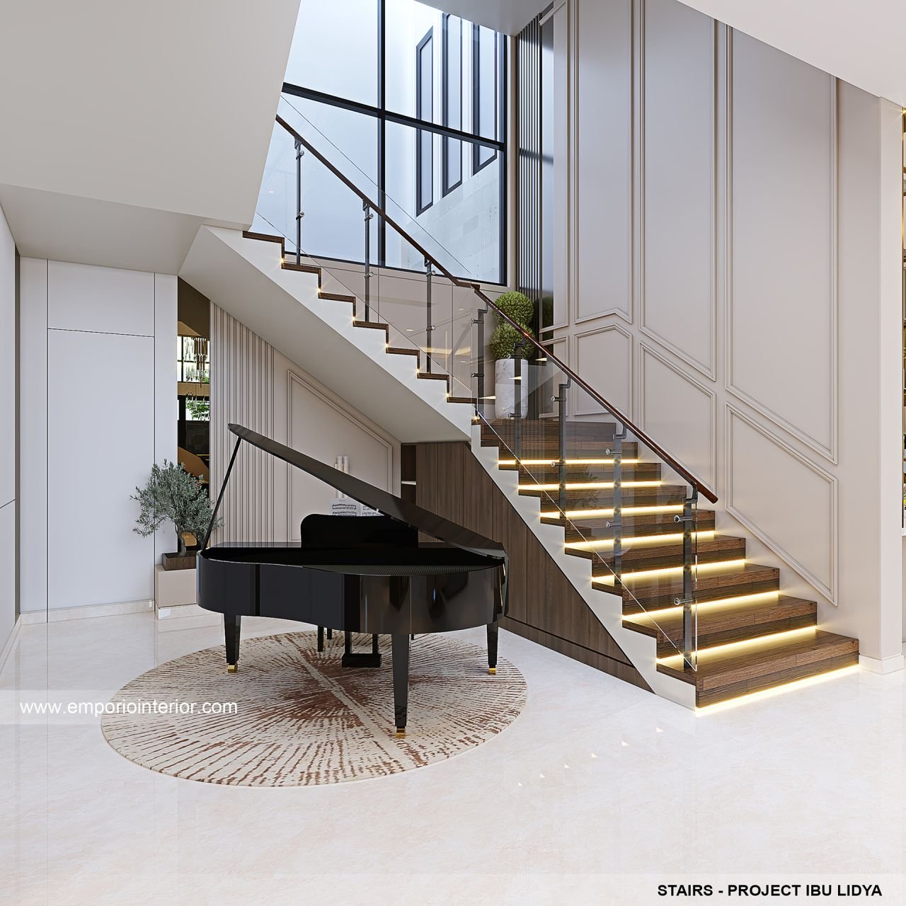 Ulasan Desain Interior Rumah Mewah Ibu LDY di PIK, Jakarta: Desain ...