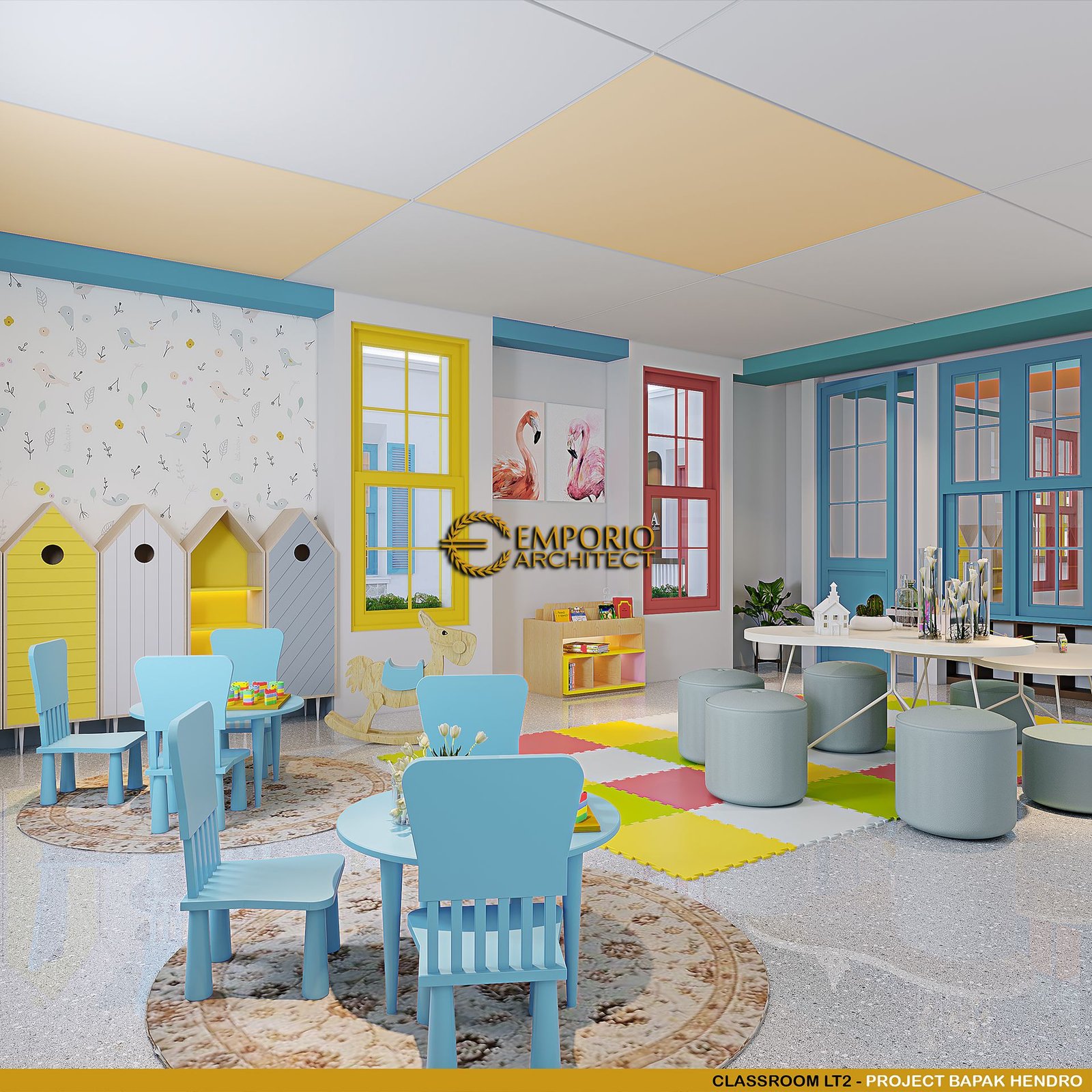 Desain Ruang Belajar Interior Gedung Sekolah Unity School Modern 2 ...