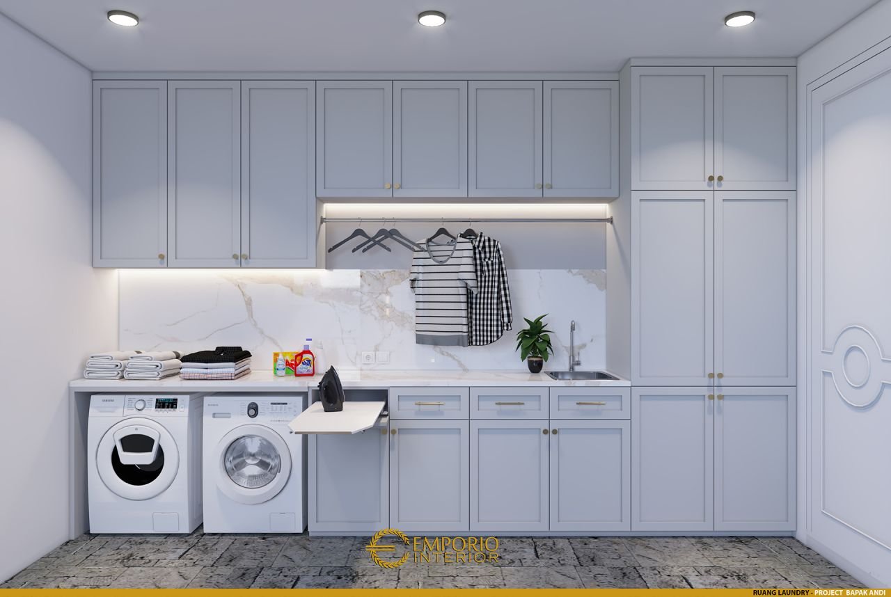 Desain Laundry Interior Rumah Bapak Andi di Batam #9827