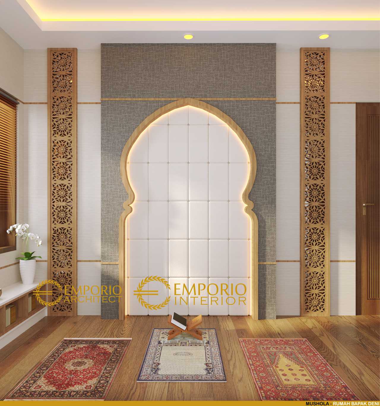 15 Desain Interior Musholla Pada Rumah Berkonsep Islami (Part 2) - Blog