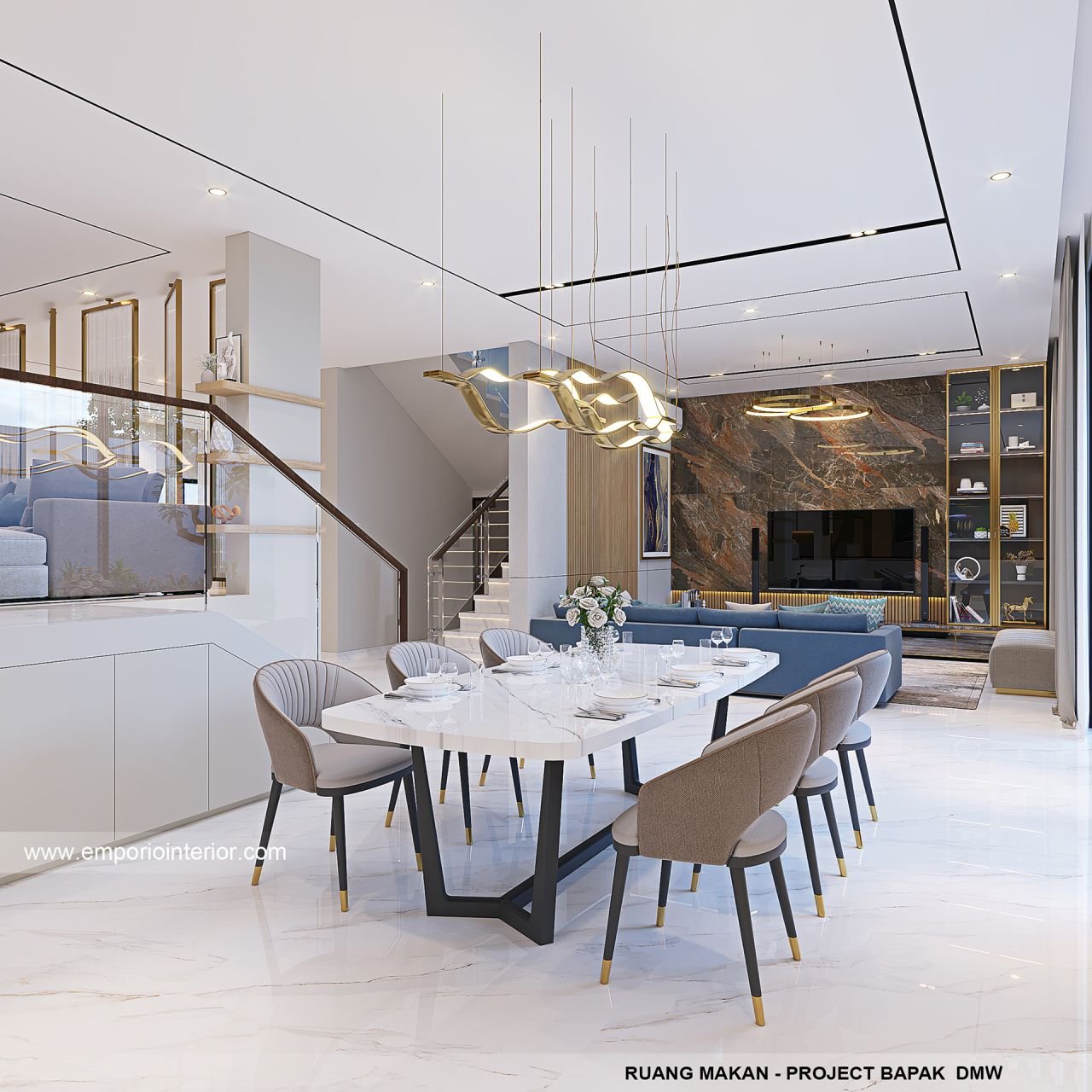 Desain Interior Rumah Bapak DMW di Ciputat, Tangerang Selatan