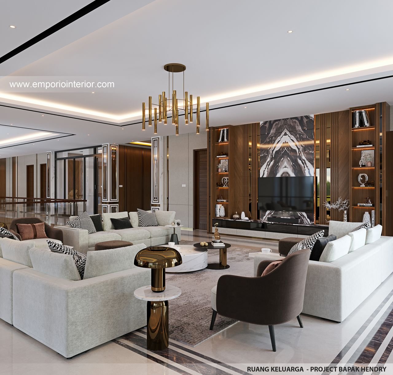 Desain Interior Rumah Bapak HDY II di Banjarmasin