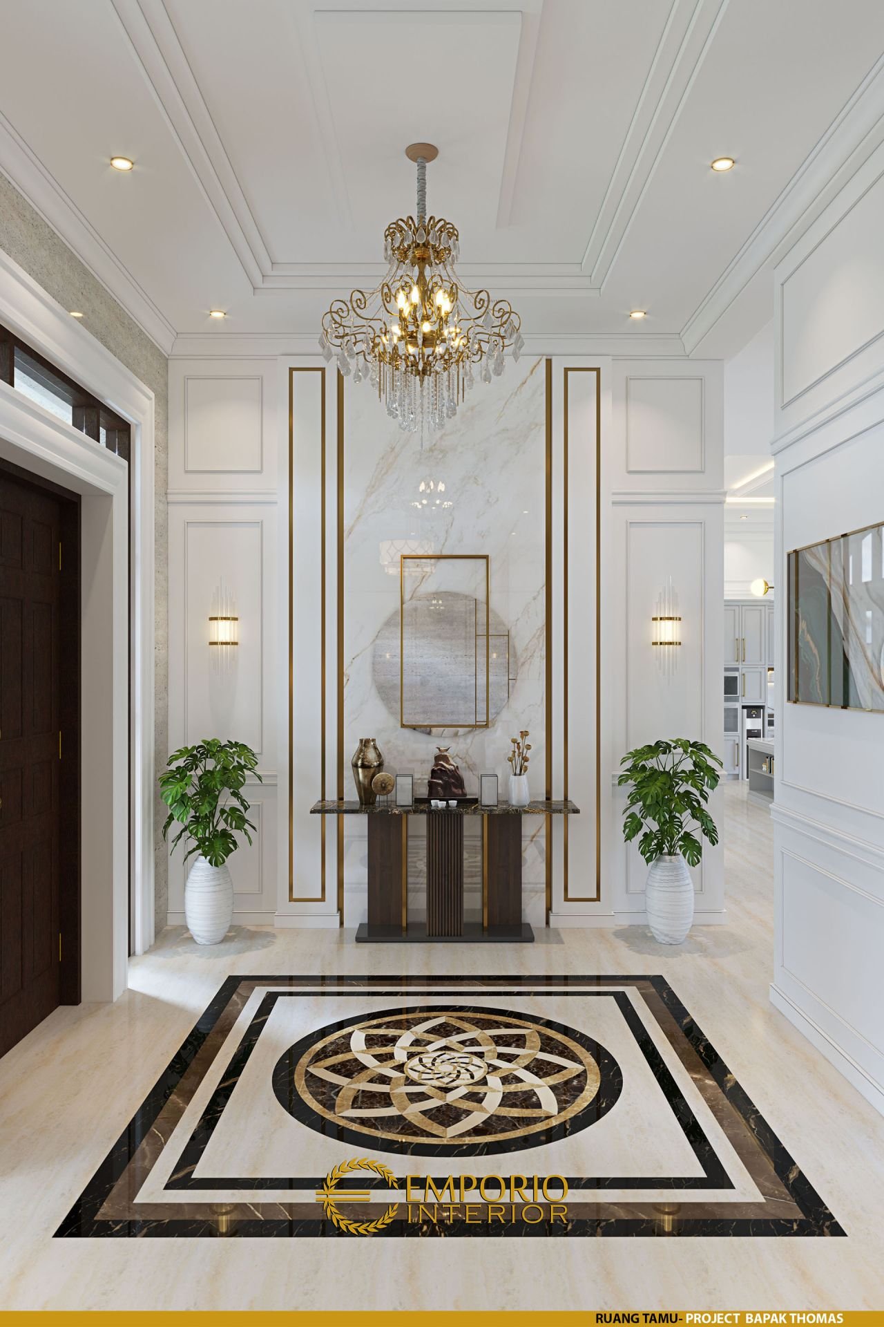 desain interior rumah klasik