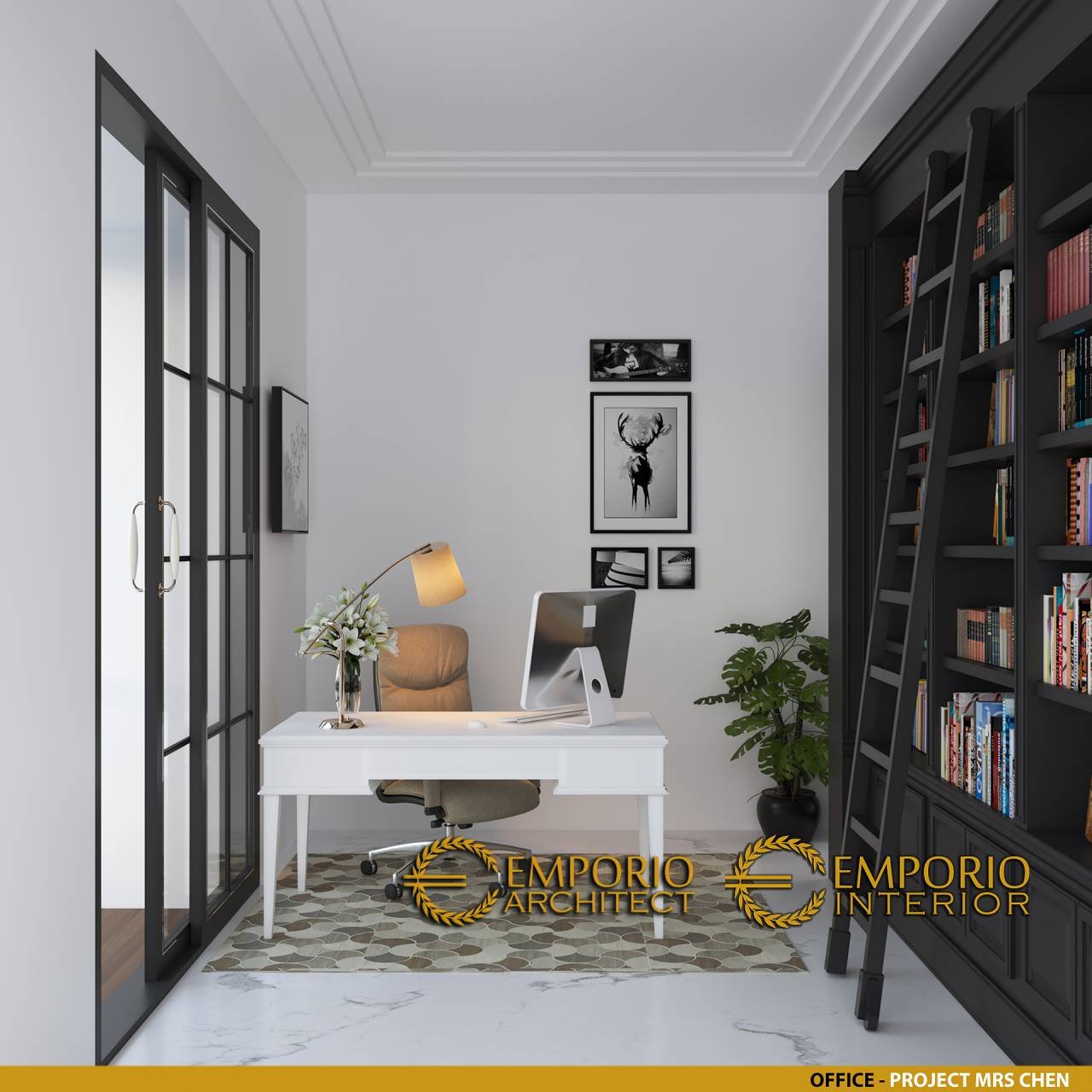View Detail Desain Interior Rumah Classic Modern 2.5 Lantai Ibu Chen ... Interior Project