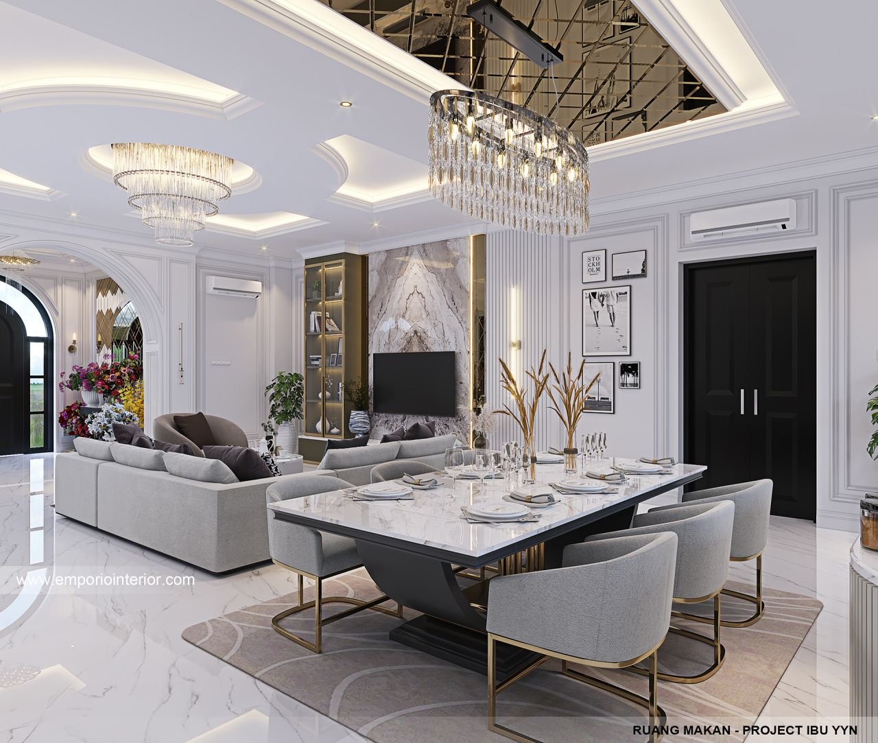 Desain Interior Rumah Ibu YYN di Tangerang
