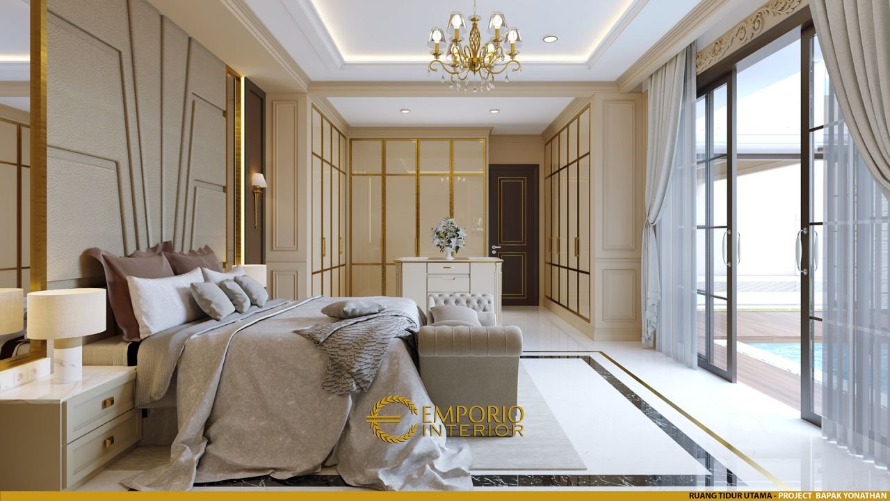 desain interior kamar tidur utama