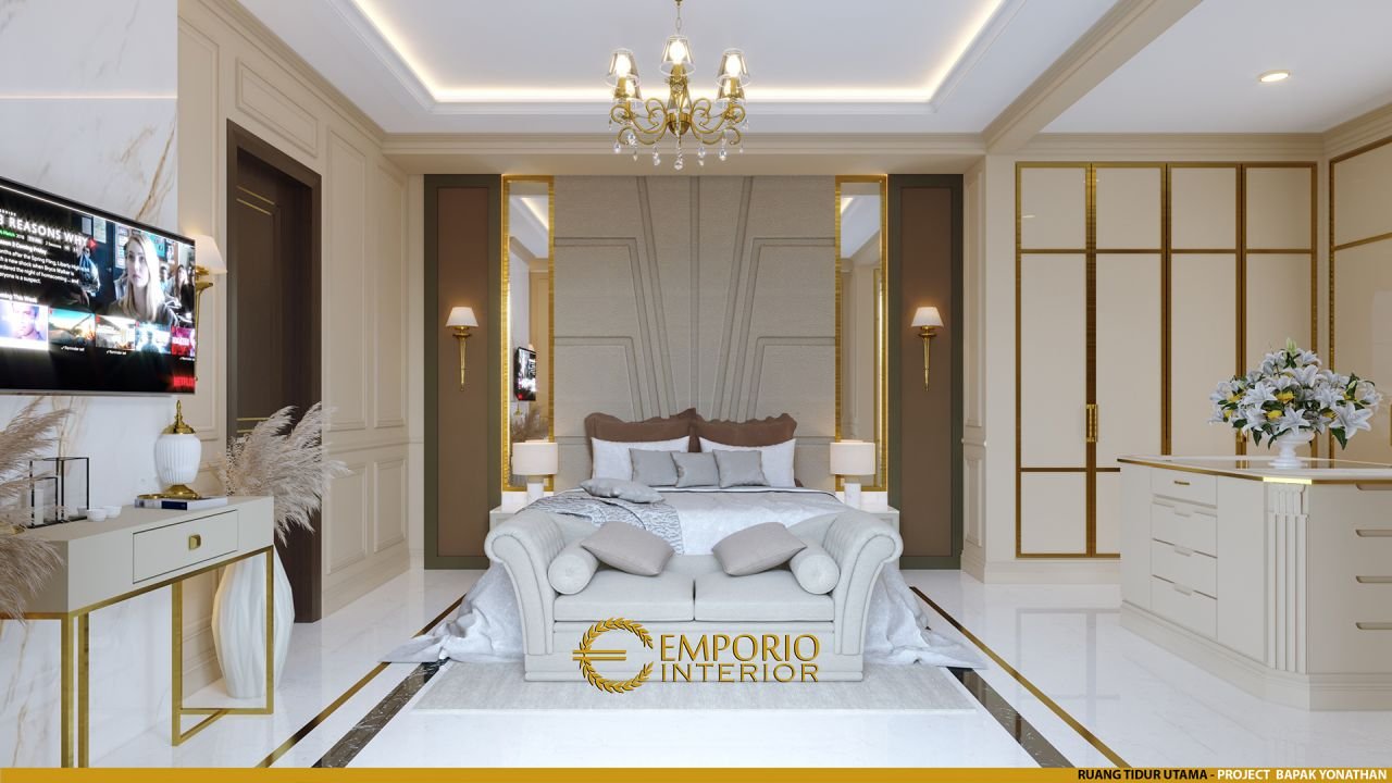 desain interior kamar tidur utama