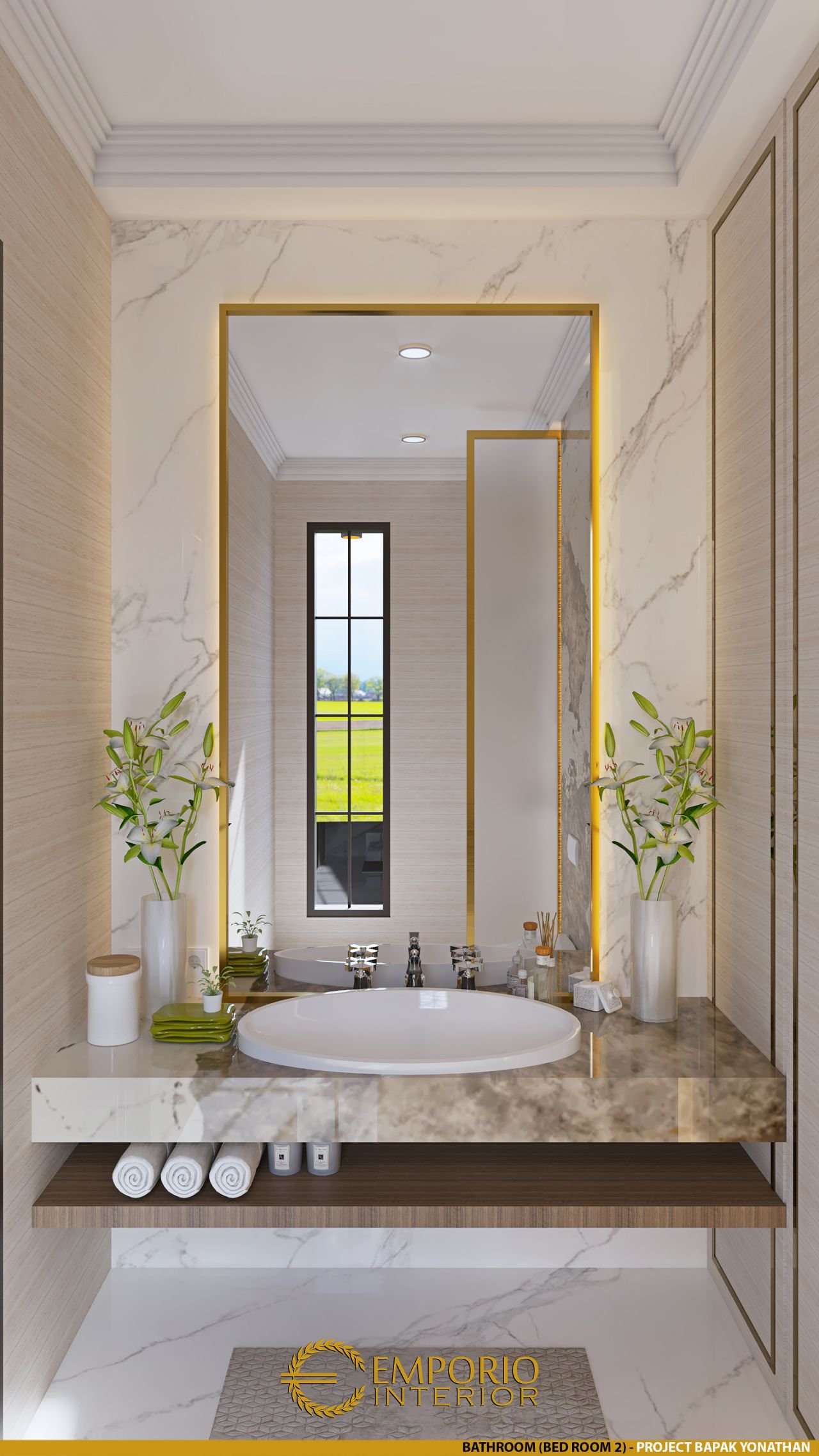 desain interior kamar mandi dalam