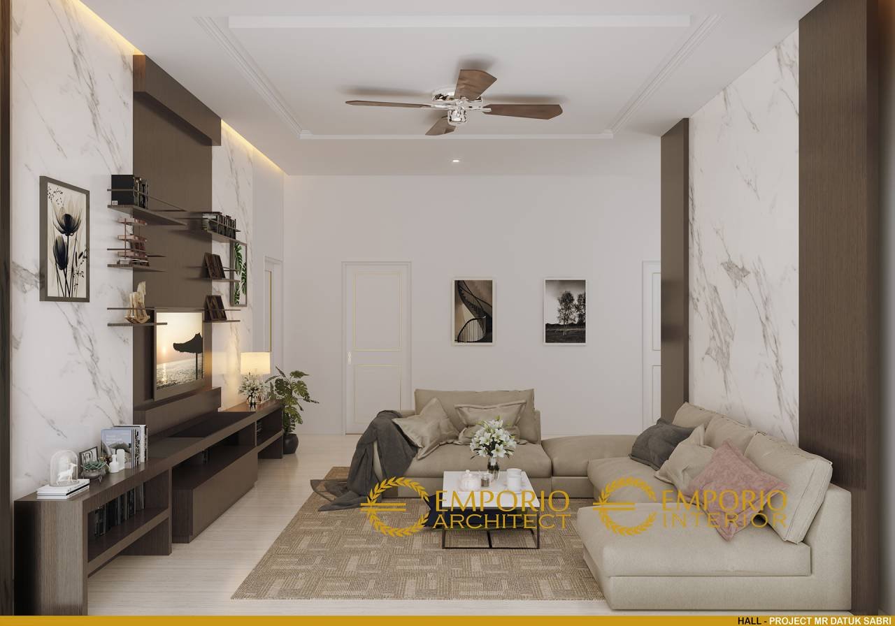 Desain Ruang Keluarga Interior Rumah Mediteran 2 Lantai Bapak Datuk Sabri Di Malaysia 1492