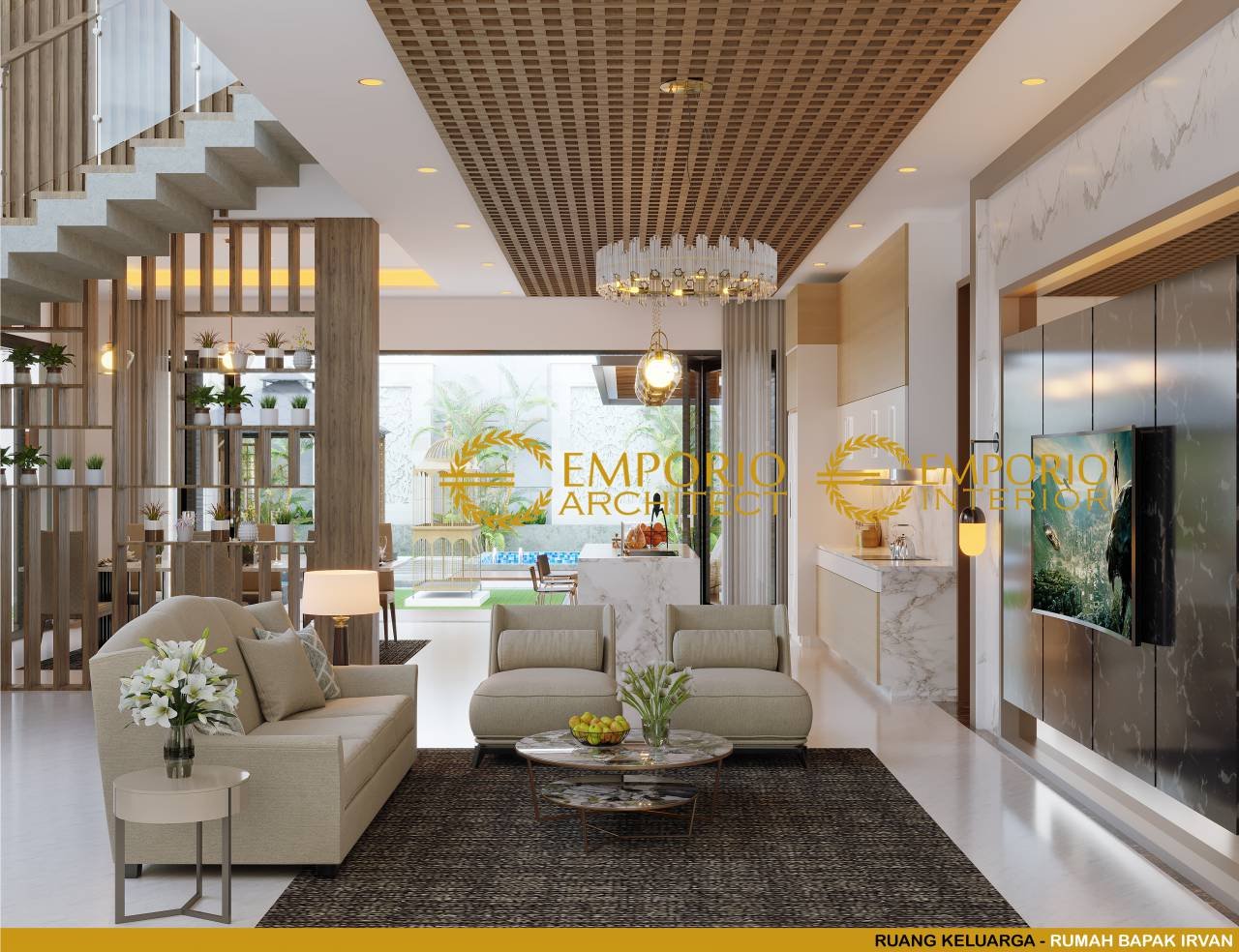  Desain  Interior  Rumah  Modern 2  Lantai  Bapak Irvan Di 