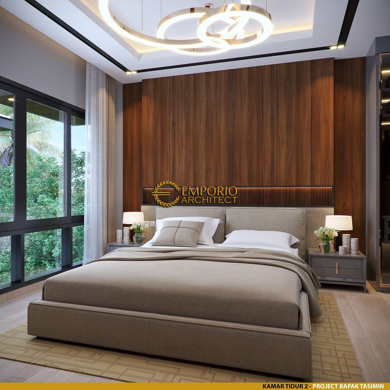 Desain Kamar Tidur Interior Rumah Modern 2 Lantai Bapak Tasimin di ...