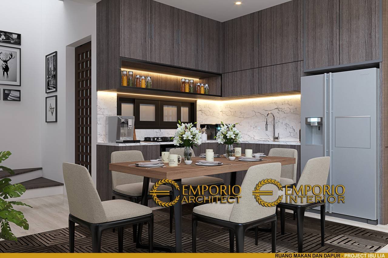 View Detail Desain Interior Rumah Modern 2 Lantai Ibu Lia Di Bekasi ... Daryl Interior