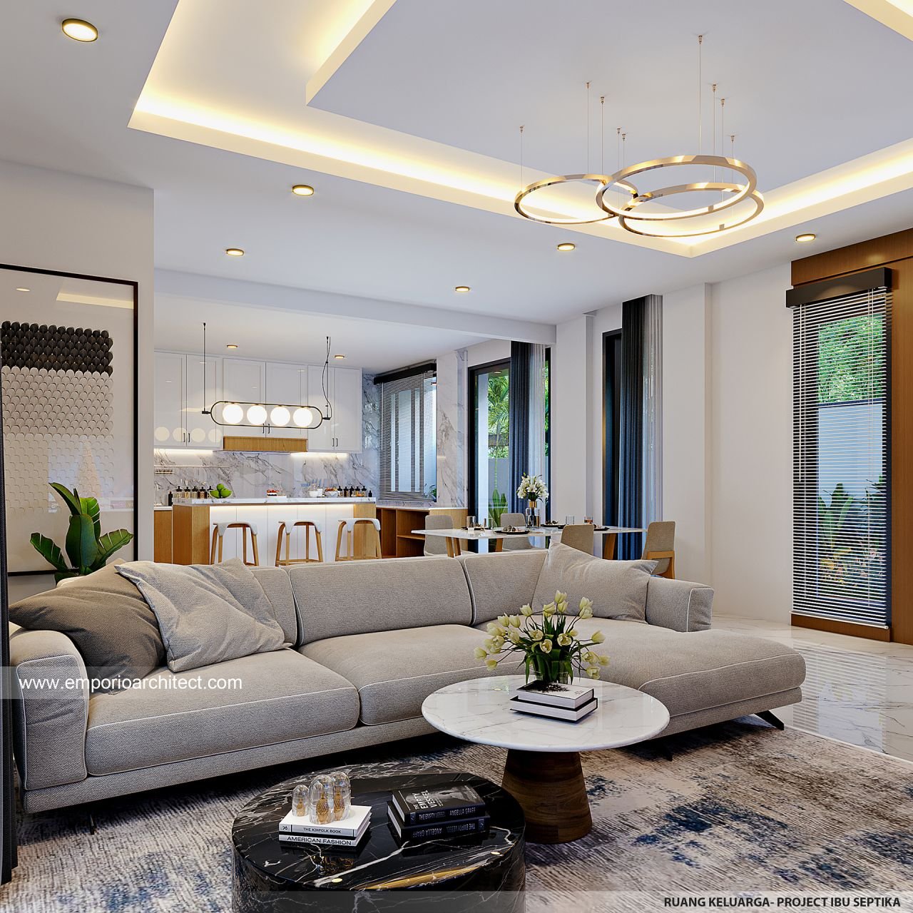 Desain Interior Rumah Modern 2 Lantai Ibu Stk Di Bogor Desain Interior ...