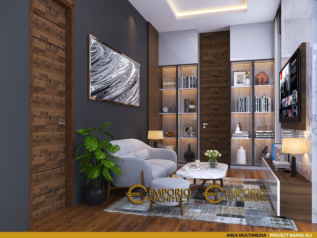 Desain Interior Ruang Multimedia