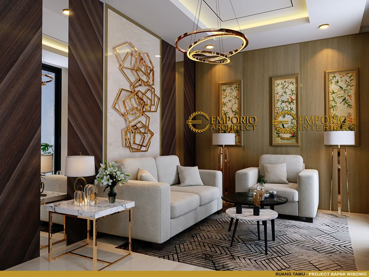 Desain Interior Rumah Modern 4 Lantai Bapak Wibowo Di Semarang Jawa ...
