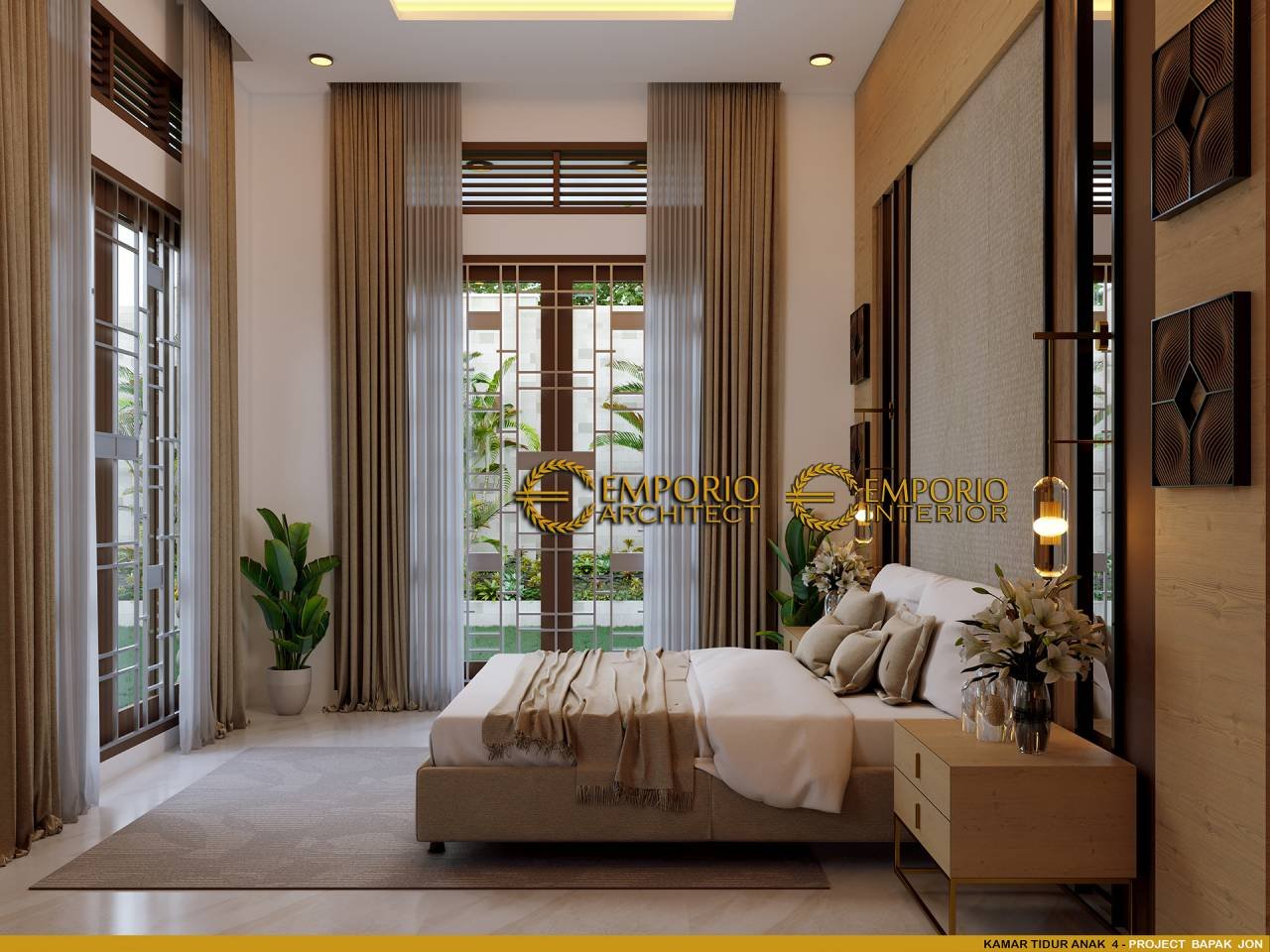 View Detail Desain Interior Rumah Villa Bali 1 Lantai Bapak Jon Di ... Portfolio Daryl