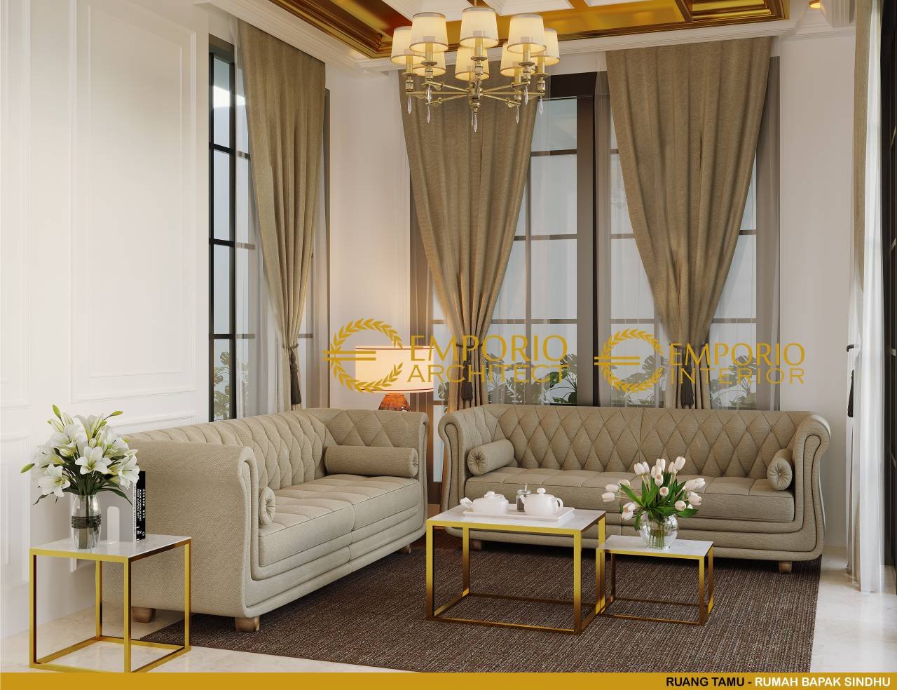  Desain  Interior  Rumah  Villa Bali 2 Lantai Bapak Sindhu Di  