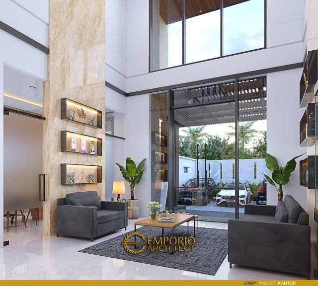 Thumbnail Desain Interior Kantor Modern 2 Lantai PT. Adi Karya Jaya Indonesia di Yogyakarta