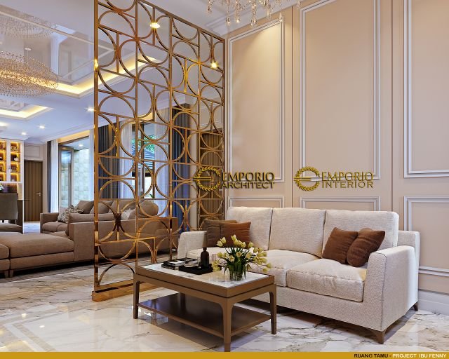 Thumbnail Desain Interior Rumah Villa Bali 1 Lantai Ibu Fenny di Jakarta
