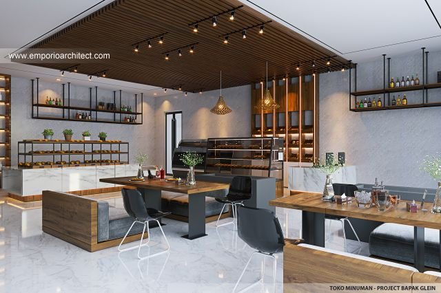 Thumbnail Desain Interior Toko dan Kantor Modern 2 Lantai Bapak GLN di Bali