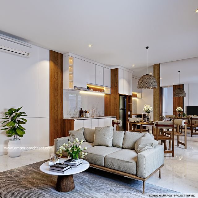 Thumbnail Desain Interior Villa Style Villa Bali 2 Lantai Ibu VRC di Bali